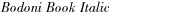 Bodoni Book Italic